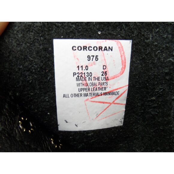 Corcoran Men's 10" Leather Jump Boots 975 *Made in USA* Black Size 11D - Picture 10 of 10